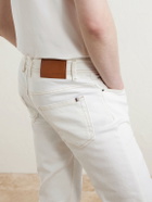 Canali - Slim-Fit Straight-Leg Jeans - White