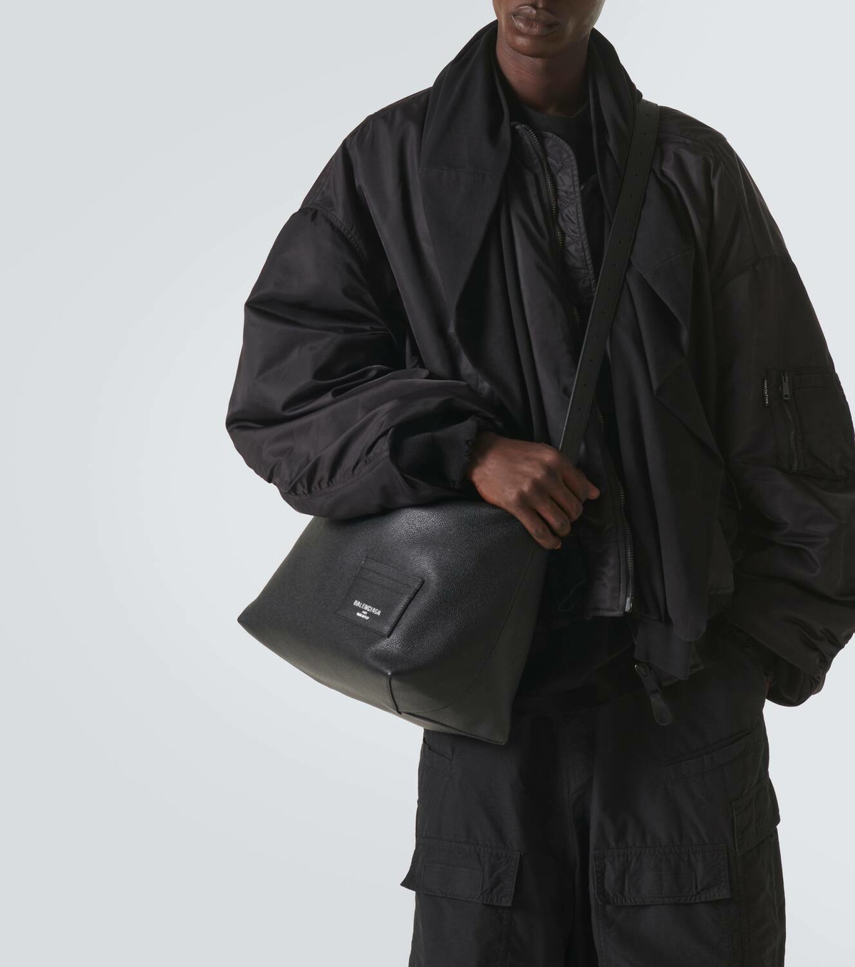 Balenciaga Credit Large leather messenger bag Balenciaga