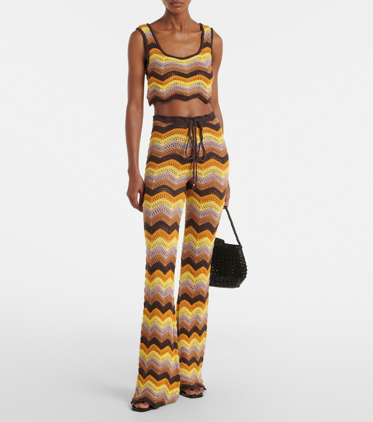 Bananhot Kim cotton-blend flared pants