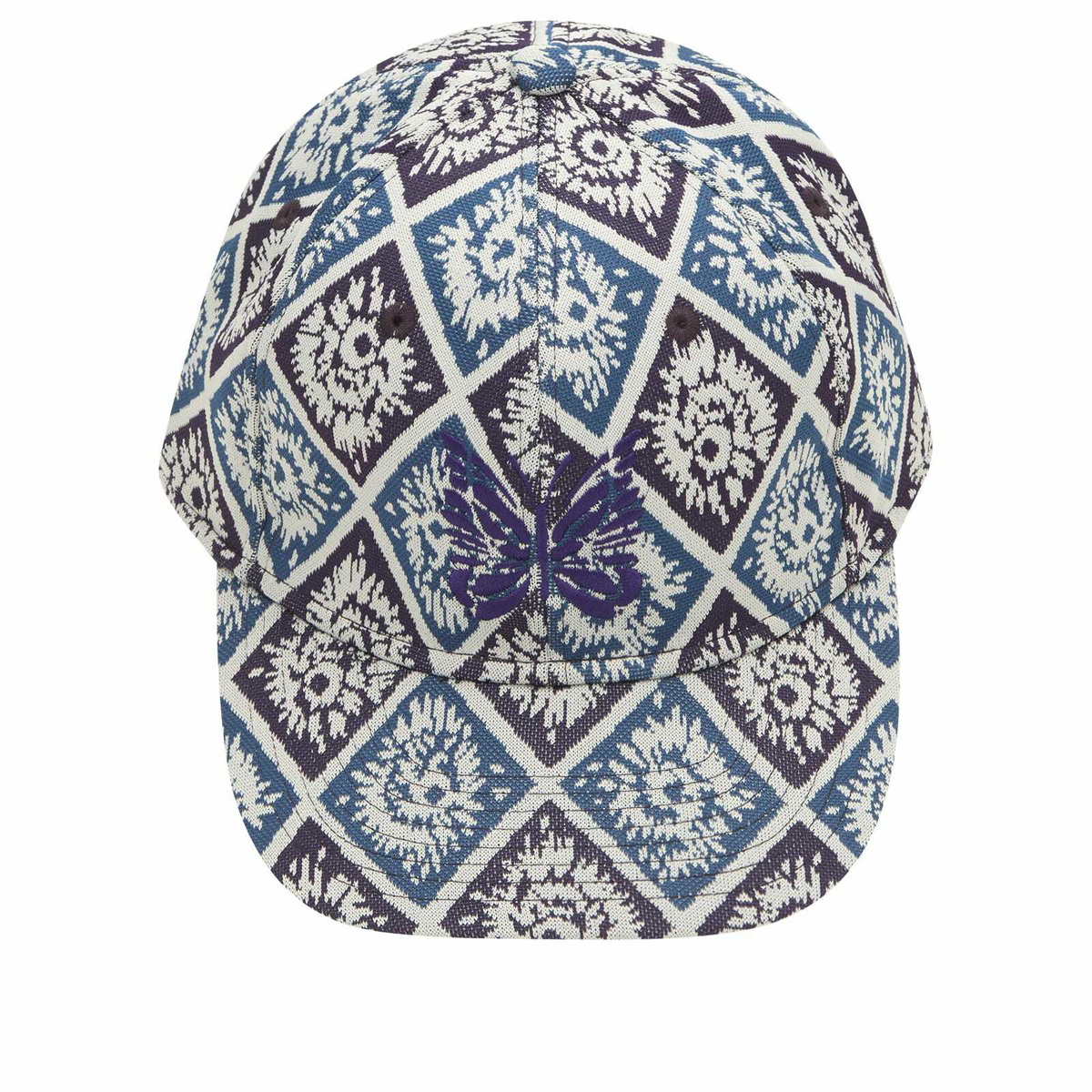 Needles Men's Jacquard Baseball Cap in Blue/Purple