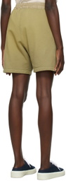 Fear of God Green Fleece Shorts