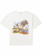 BODE - Island Printed Cotton-Jersey T-Shirt - Neutrals