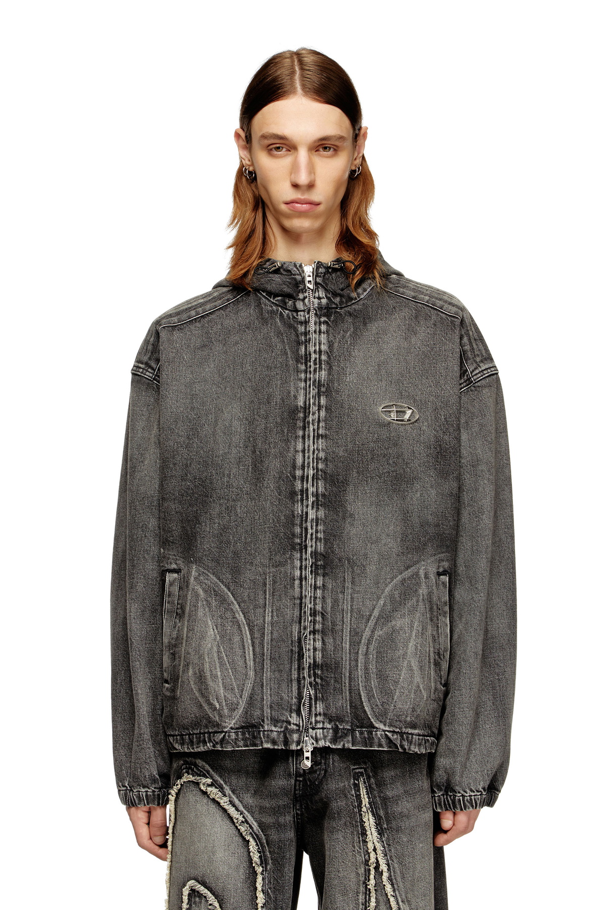 Raf Simons Zip Detail Denim Jacket Raf Simons