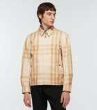 Burberry - Checked cotton jacket