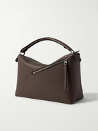 LOEWE - Puzzle Edge Large Logo-Debossed Full-Grain Leather Messenger Bag