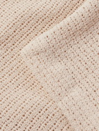 Séfr - Mate Open-Knit Cotton Polo Shirt - Neutrals