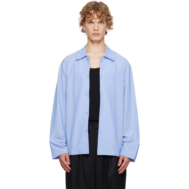Photo: LE17SEPTEMBRE Blue Striped Pyjama Shirt
