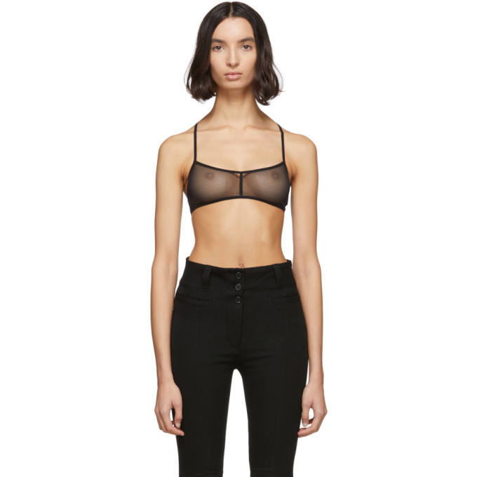 Photo: Ann Demeulemeester Black Soft Tulle Bralette