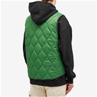 Awake NY Men's Quilted Vest in Green
