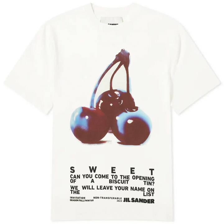 Photo: Jil Sander Women's Cherry T-Shirt in Beige