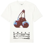 Jil Sander Women's Cherry T-Shirt in Beige