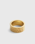 Maison Margiela MM6 RING gold Mens Jewellery