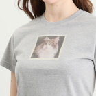 Fruity Booty Women's Cat T-Shirt in Grey
