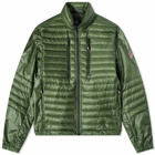 Moncler Grenoble Men's Althaus Micro Ripstop Jacket in Green