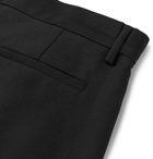 Loewe - Black Wide-Leg Pleated Wool-Twill Trousers - Black