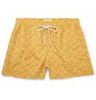 Atalaye - Caritza Short-Length Printed Swim Shorts - Yellow