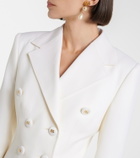 Dolce&Gabbana Double-breasted wool-blend blazer