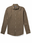 Frescobol Carioca - Antonio Linen Shirt - Brown