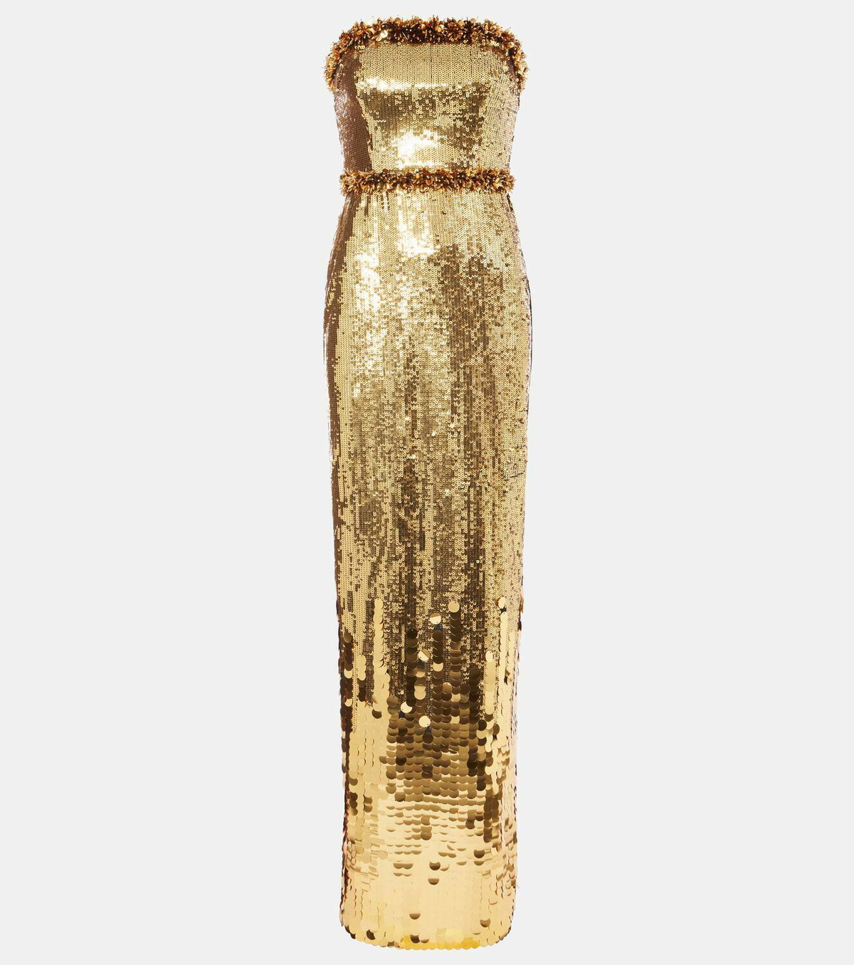 slim fit dress slacks Center of Attention Gold Sequin Dress  Ella Lisqu