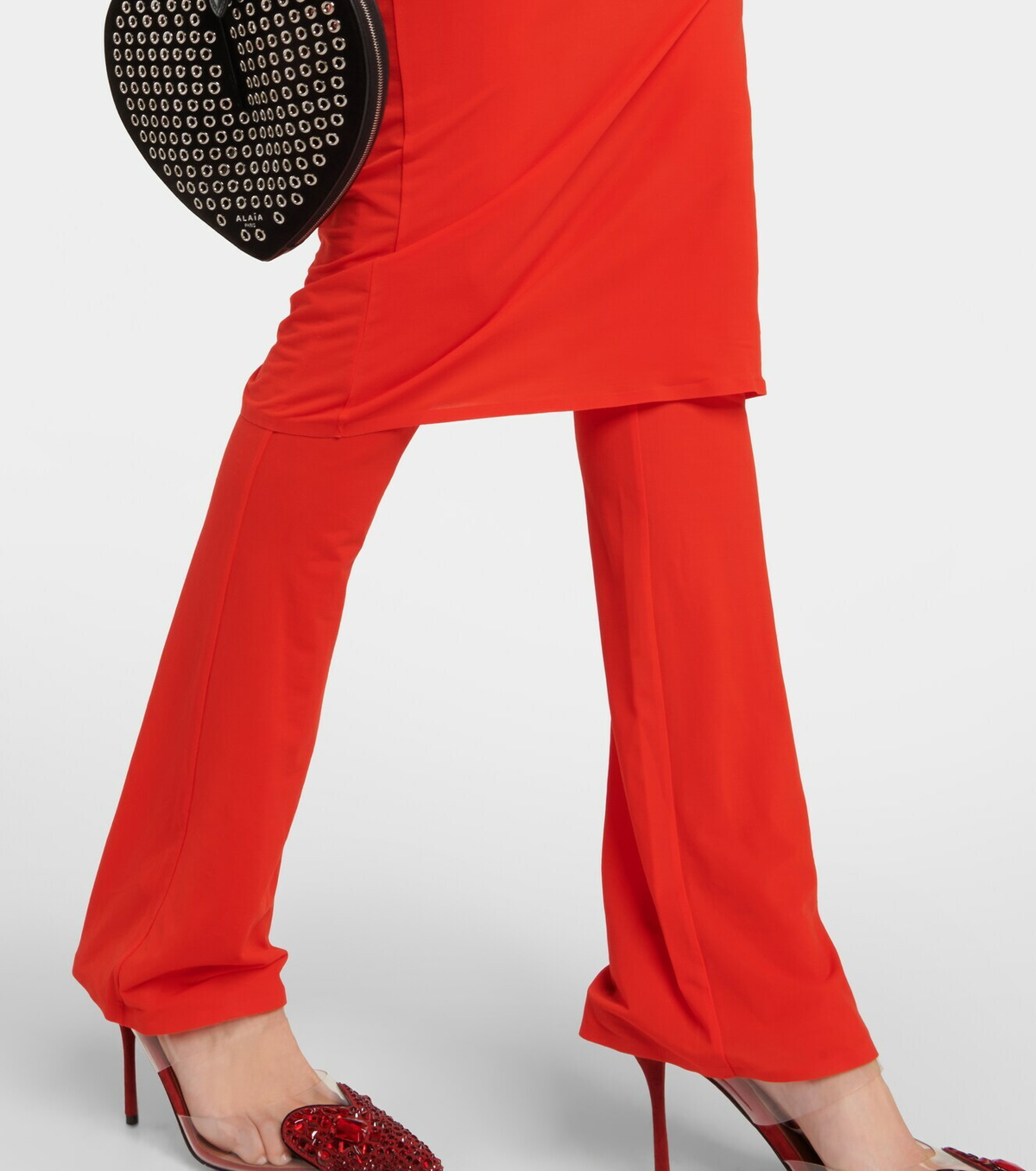 Alaïa Voile jersey skirt pants ALAÏA