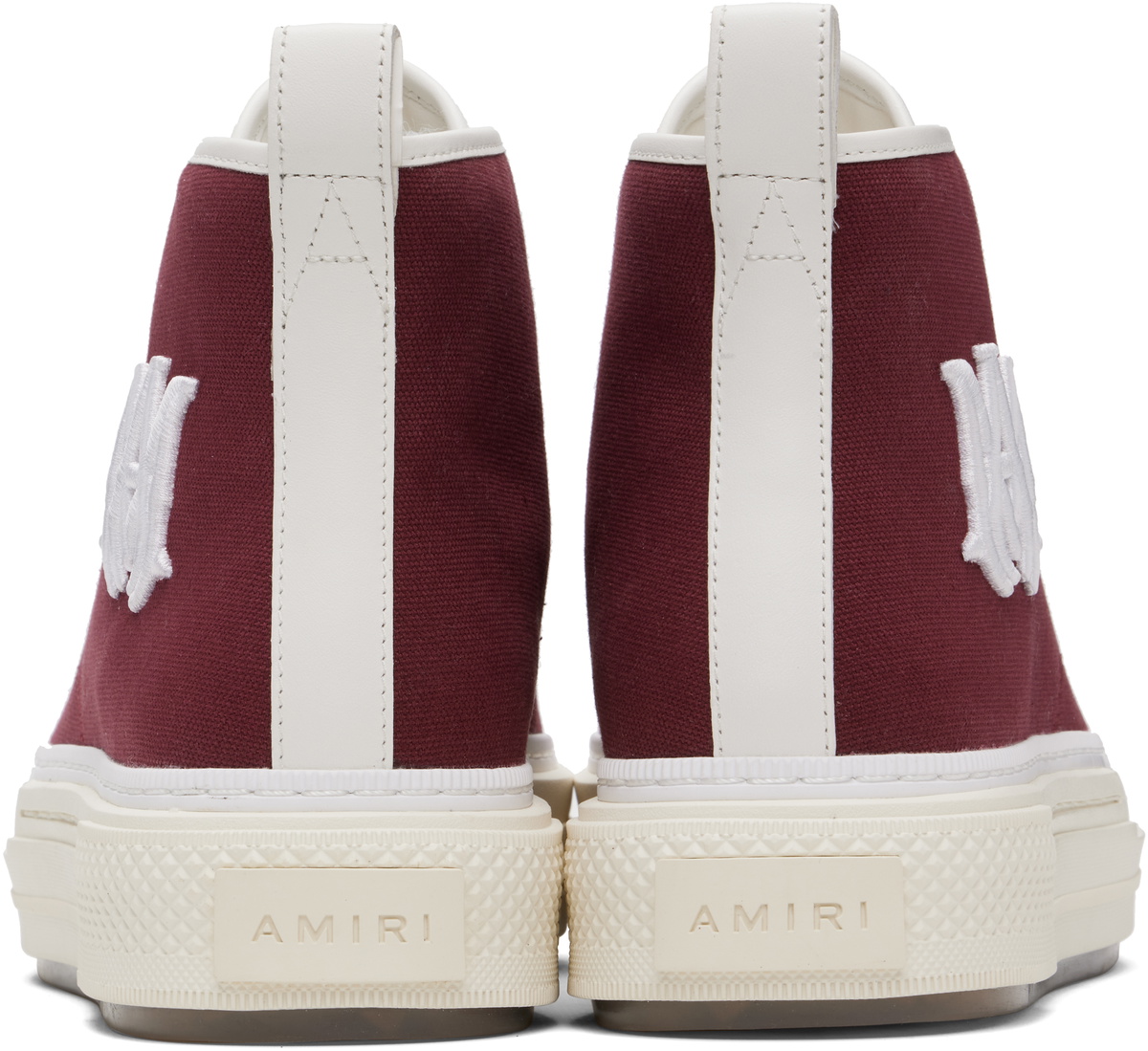 AMIRI Burgundy Court Hi Sneakers