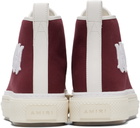 AMIRI Burgundy Court Hi Sneakers