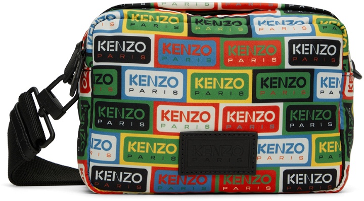 Photo: Kenzo Multicolor Kenzo Paris Logo Messenger Bag