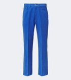 Auralee Wool and cashmere corduroy straight pants