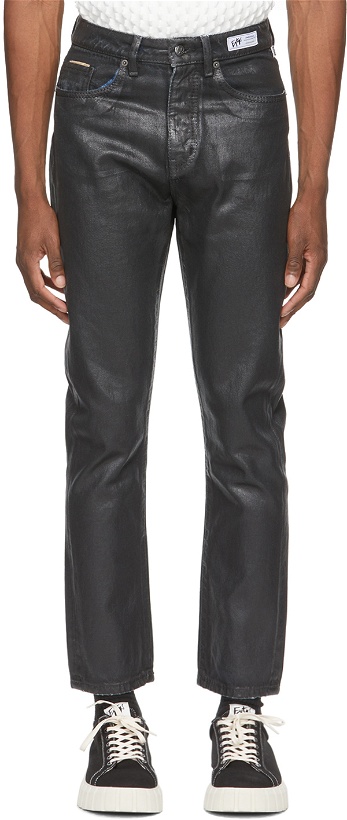 Photo: Eytys Black Coated Solstice Jeans