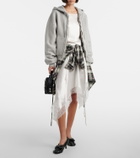 Acne Studios Faye cotton fleece zip-up hoodie