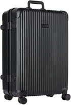 master-piece Black Trolley Suitcase, 75 L