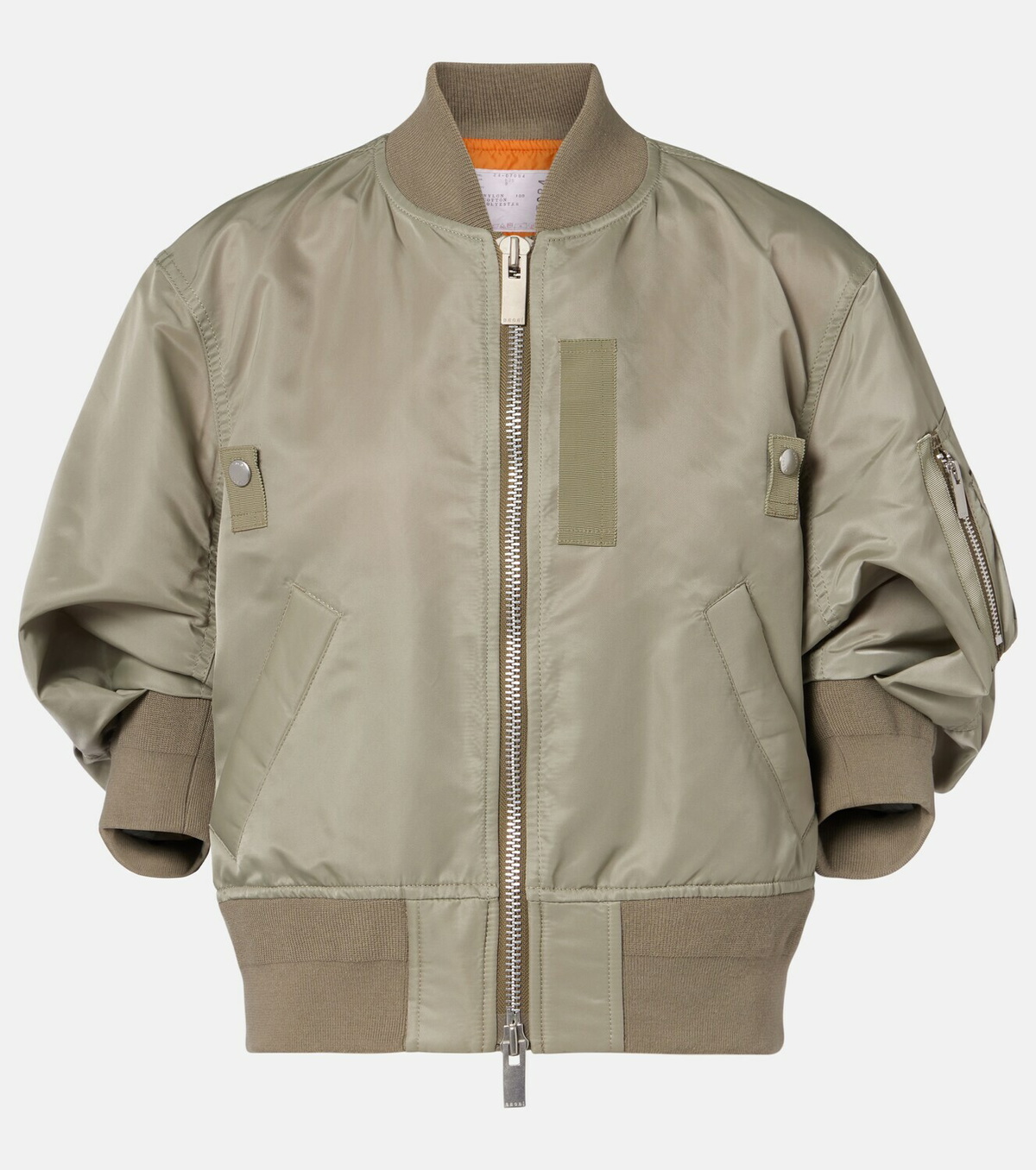 Sacai Cropped bomber jacket