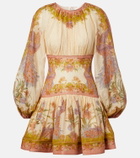 Zimmermann Indra cotton and silk-blend minidress