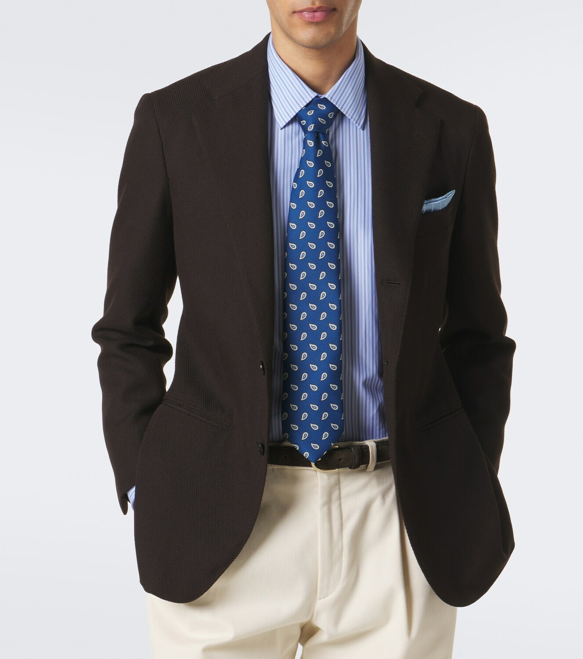 Charvet Paisley silk twill tie