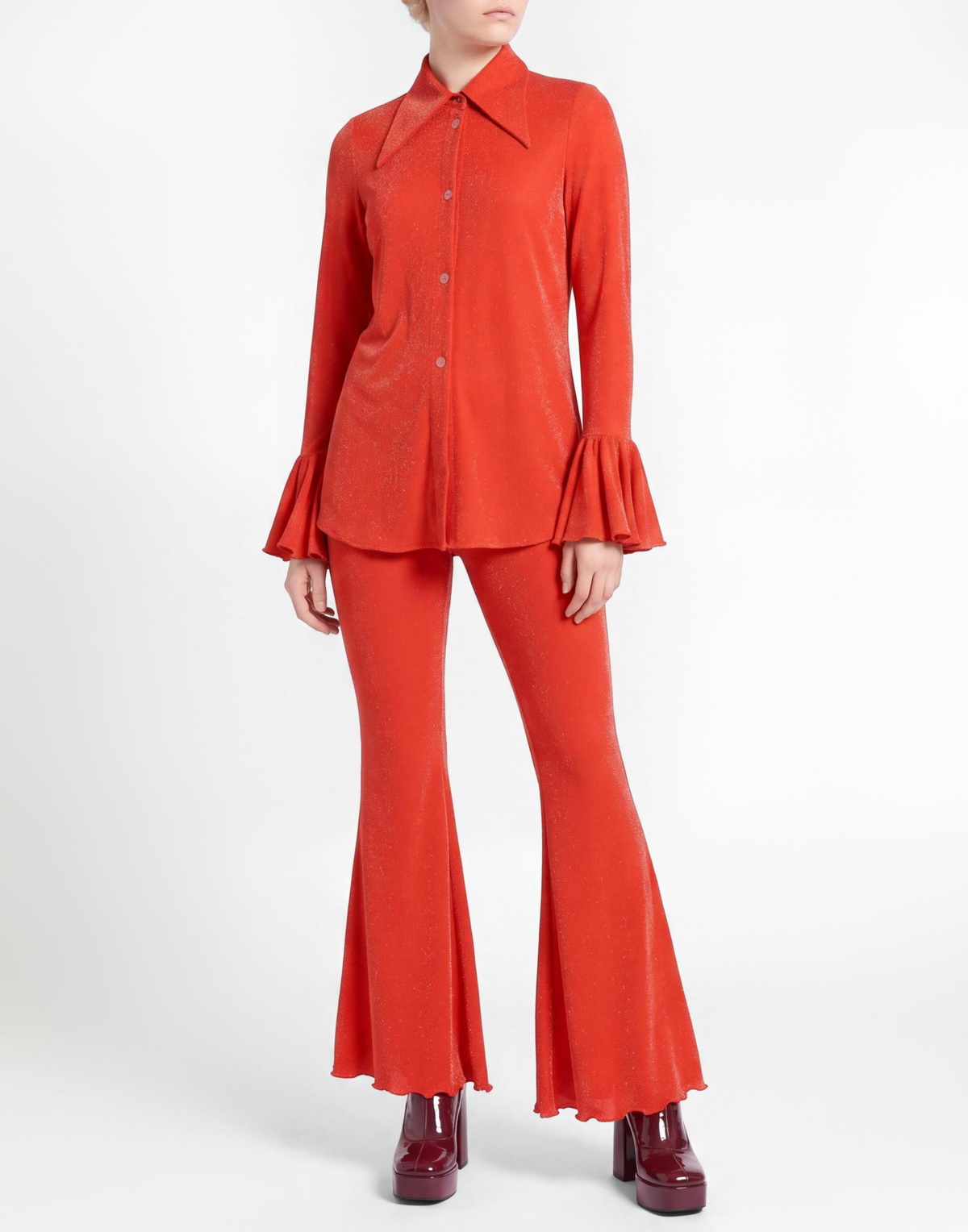 Sleeper Womens Co-ord in Tomato red