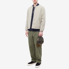 Danton Men's Collarless Insulation Jacket in Sage Khaki