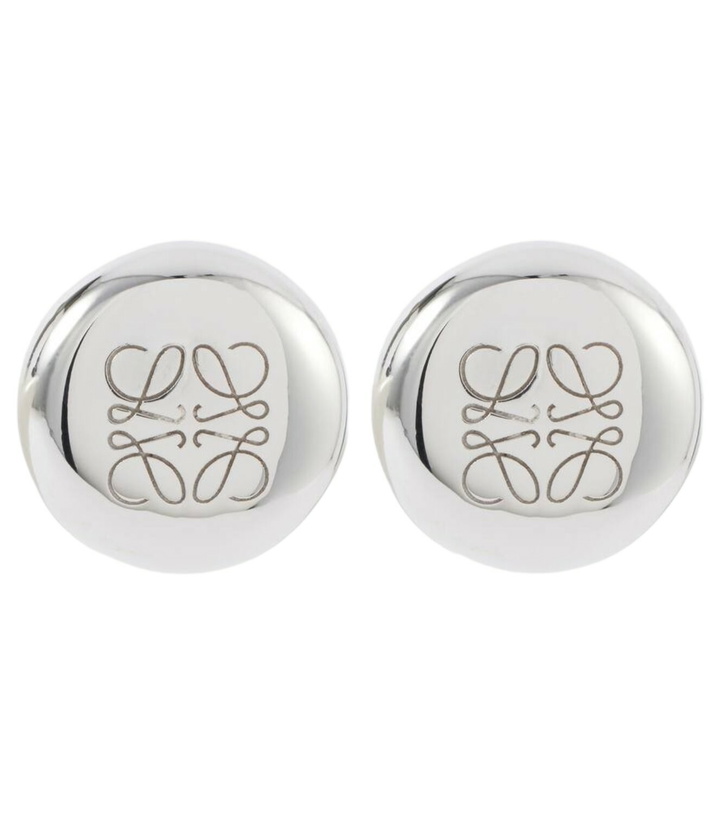 Photo: Loewe Anagram Pebble sterling silver stud earrings