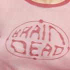 Brain Dead Women's Worldwide Threadbare Knit Top in Pink