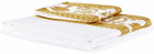 Versace White 'I Love Baroque' Bedding Set, Queen