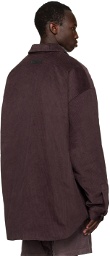 Essentials Purple Shirttail Jacket