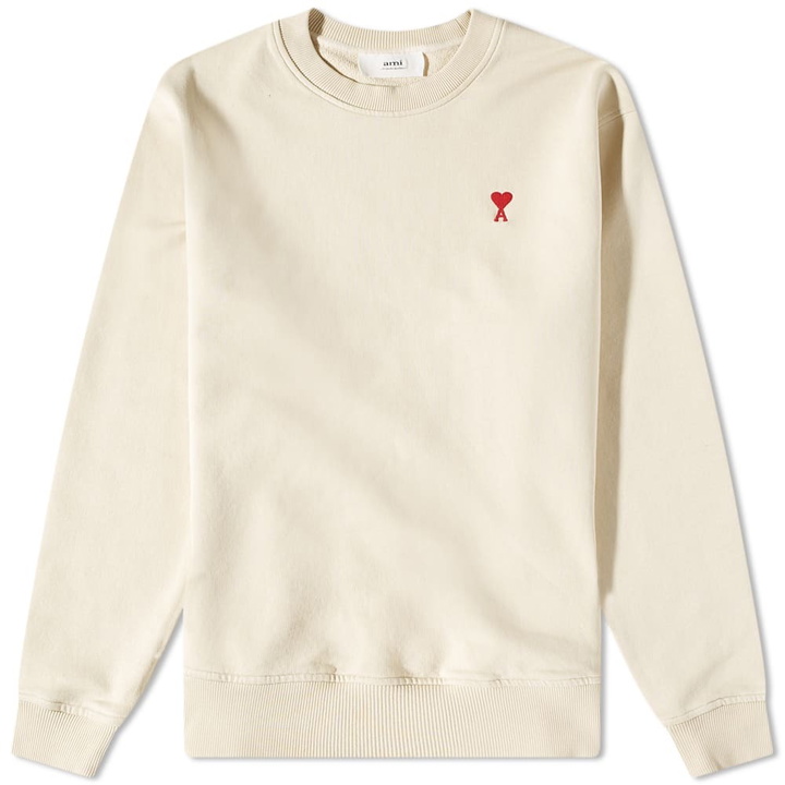 Photo: AMI Men's Tonal Small ADC Sweat in Vanilla