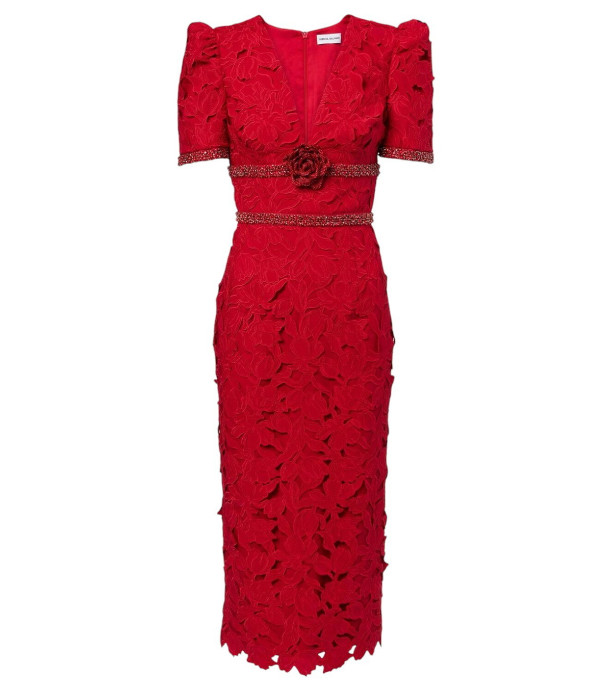新作【Rebecca Vallance】Rosita puff-sleeve midi dress Rosita Puff Sleeve Midi Dress – Rebecca Vallance