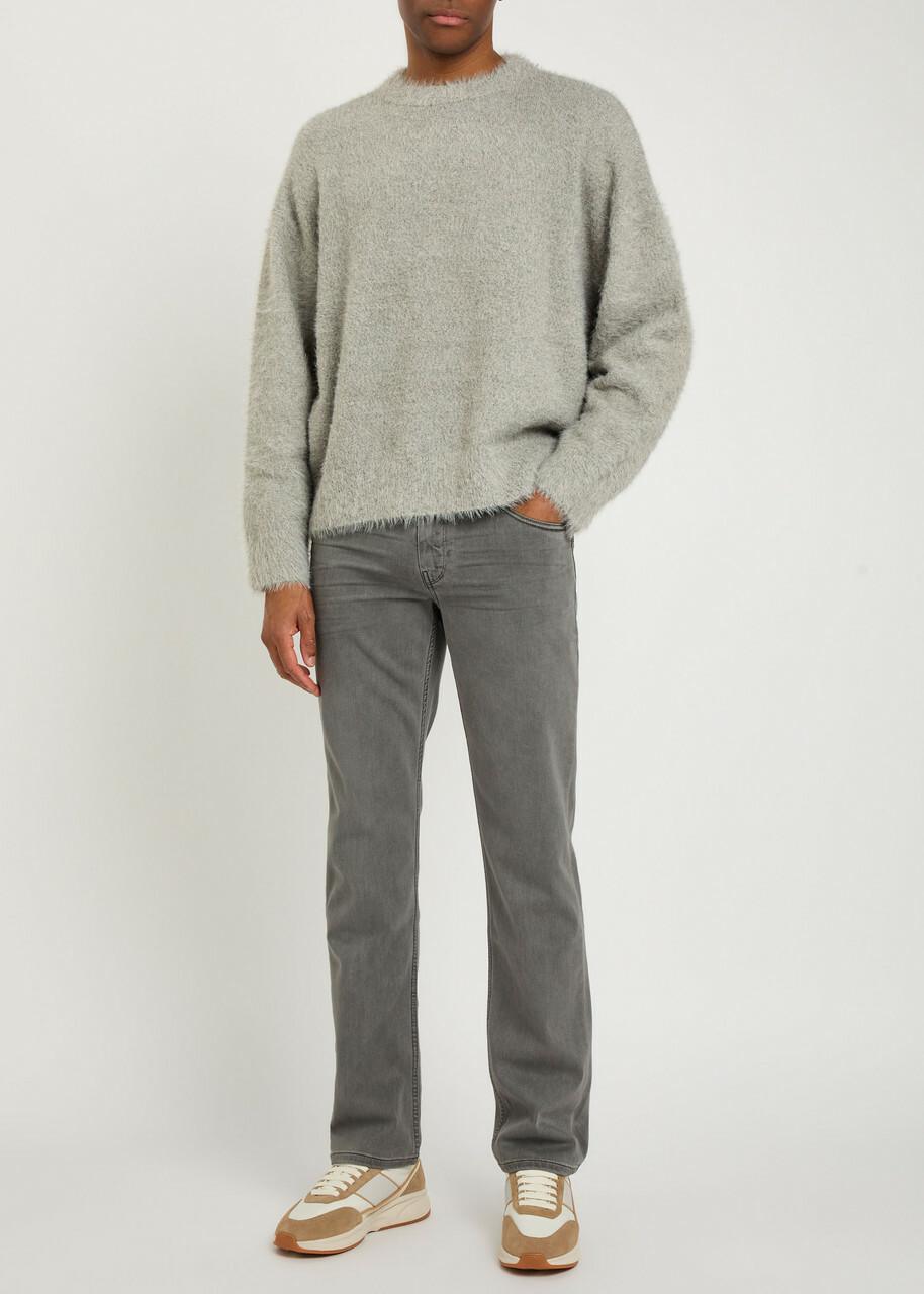 Paige Normandie Straight-leg Jeans Grey