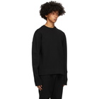 Bottega Veneta Black and Brown Wool Double-Face Sweatshirt