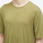 Officine Generale Men's Officine Générale Pigment Dyed Linen T-Shirt in Cardamome