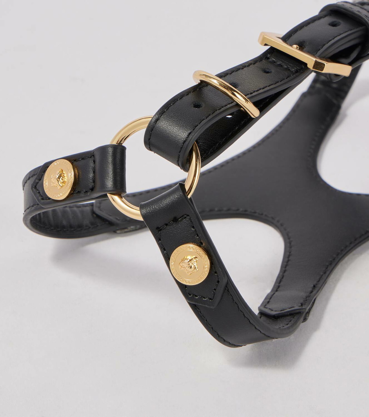 Versace Home Leather dog harness