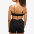 DONNI. Women's Rib Bralette in Jet