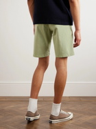 NN07 - Crown 1005 Straight-Leg Organic Cotton-Blend Twill Shorts - Green