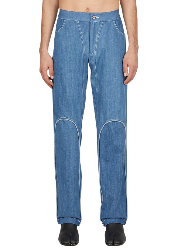 Photo: Mainline:RUS/Fr.CA/DE Contrast Piping Jeans