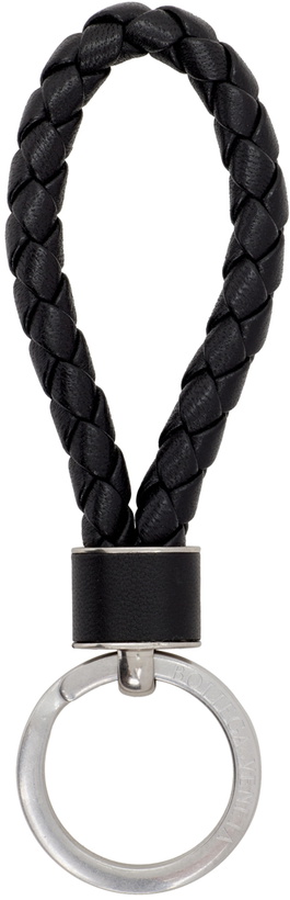 Photo: Bottega Veneta Black Lambskin Keychain